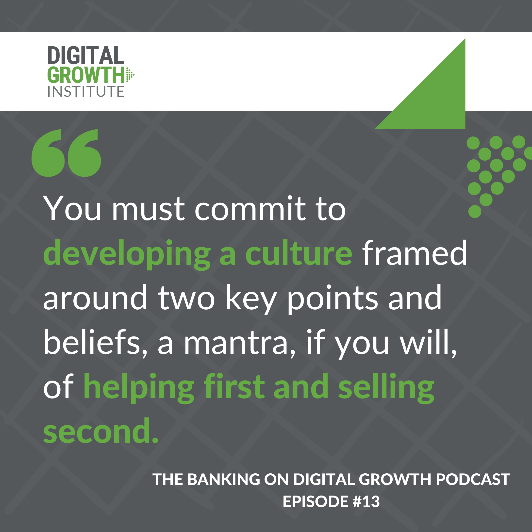Marketing culture: help first, sell second